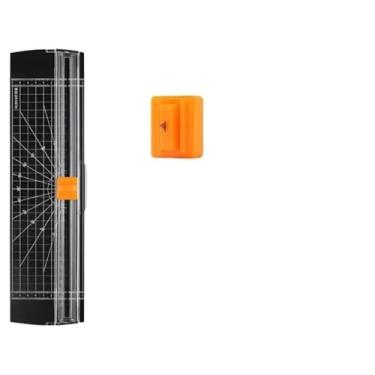 Imagem de Guilhotina Refiladora De Papel Cortador De Mesa A4 A5 (PRETO)