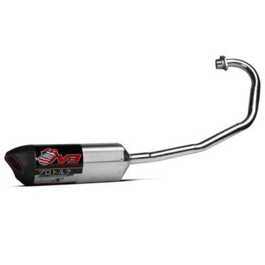 Imagem de Escapamento Esportivo Alumínio Pro Tork V3 YBR 125 Factor 2009 Até 201
