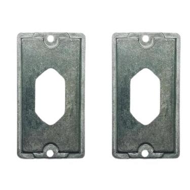 Imagem de 2 Placa Condulete Alumínio 3/4 1 Tomada Padrão Pb Sieg