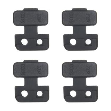 Imagem de YiNiTone 4 peças de capa antipoeira para fone de ouvido, acessório de substituição de borracha preta para Baofeng UV-5R UV-5RA UV-5RB UV-5RE UV-F8HP UV-5RIII Walkie Talkie DIY peças de reparo