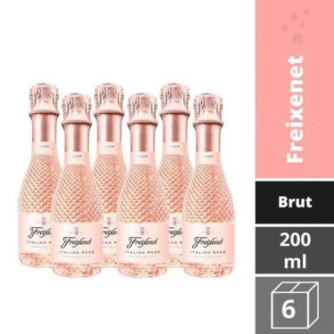 Imagem de Kit 6 Espumante Freixenet Italian Rosé Seco 200Ml