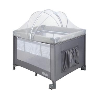 Imagem de Berço Portátil Burigotto Serenata Desmontável Até 15kg Gray Cinza