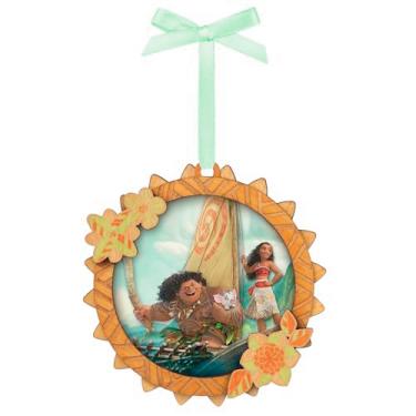 Imagem de Hallmark Keepsake Enfeite de Natal 2025, Disney Moana Setting Sail, Papercraft, presentes para fãs da Disney