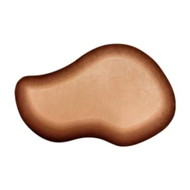 Imagem de Tapete de pelúcia grosso para sala de estar, com formas irregulares, para quarto, casa, macio, fofo, gradiente de cor, decoração de sala de estar (200x250 cm/F)