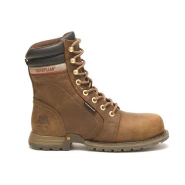Imagem de Cat Footwear Bota de trabalho feminina Echo impermeável com bico de aço, Pirâmide, 8 Wide