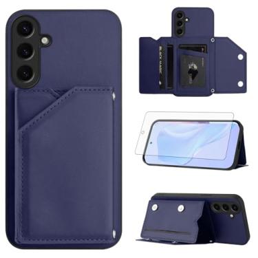 Imagem de Asuwish Capa de celular para Samsung Galaxy S24 Plus/S25 Plus S24+ S25+ 5G Capa carteira com protetor de tela, suporte para cartão, alça transversal, celular S24Plus 24S + S 24+ S25Plus 25S 25+