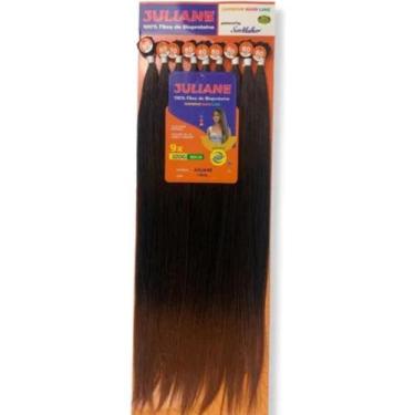Imagem de Cabelo Liso Juliane 80cm 320g Fibra Orgânica Bio Proteína - Ser Mulher