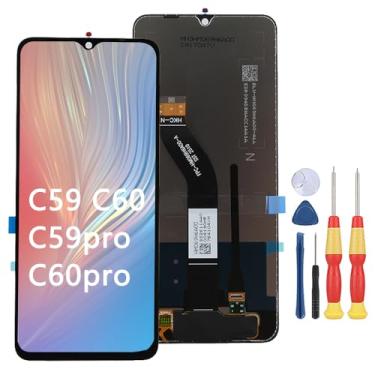 Imagem de SiuVorZhi Tela LCD compatível com Oukitel C59 / C59 Pro / C60 / C60 Pro Display LCD Touch Screen Assembly Peças de reposição com ferramentas.