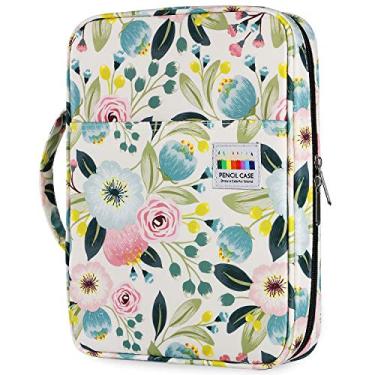 Imagem de Estojo de lápis de cor com 166 compartimentos – organizador de canetas com suporte multicamadas para lápis de cor Prismacolor e caneta de gel de estudante, adulto e artista por YOUSHARES, Flor