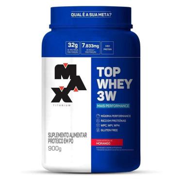 Imagem de Max Titanium Top Whey 3w Mais Performance 900g