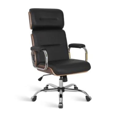 Imagem de Cadeira Home Office, Eames Para Escritório, Linha Capa Em Madeira Preto