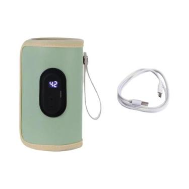 Imagem de Aquecedor De Mamadeiras Portátil USB Para Carro, Acessórios De Viagem 
