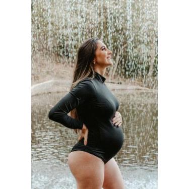 Imagem de Body para ensaio Gestante - FREITAS MODAS, Preto, G