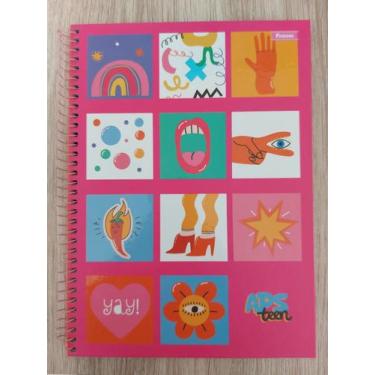 Imagem de Caderno Foroni universitário aps teen espiral 240 folhas