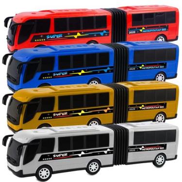 Imagem de Ônibus De Brinquedo Sanfonado Grande Articulado Metropolitano Ônibus I