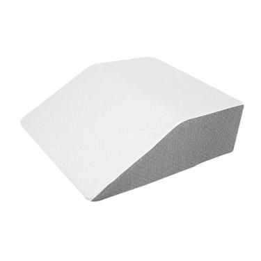 Imagem de KiBcsLic Travesseiro de elevação de pernas, espuma viscoelástica, suporte firme ergonômico, multiuso, confortável para circulação, lavável, apoio para pernas,