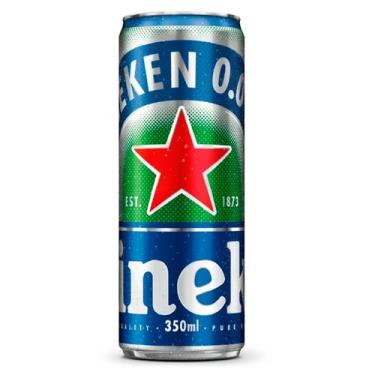 Imagem de Cerveja Heineken 0,0% Álcool Lata 350ml