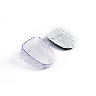 Imagem de Adequado para YAMAHA XVS650 XVS1100 V-Star/Drag Star; XV1600 Road Star/Wild Star; XVZ1300 Royal Star; XVS400 Drag Star; Lanterna traseira de freio (transparente, 3. Luz traseira LED int. Sinal de seta