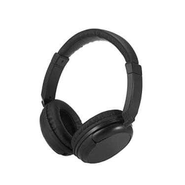 Imagem de Ymiko Fones de Ouvido Sem Fio sobre Os Fones de Ouvido do Ouvido, Fone de Ouvido de 3,5 Mm de Fone de Ouvido FM Radio TV PC MP3 Player Danual Cinema Effect Home Black