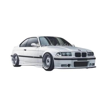 Imagem de Pôster De Corrida De Carro Esportivo De Luxo BMW M4 Em Tela Para Decor