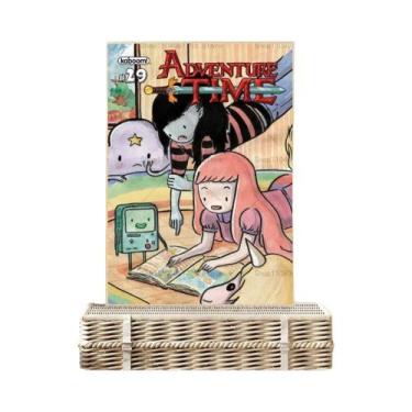 Imagem de Pôster De Anime Adventure Time Adesivo Impermeável Para Decoração De P