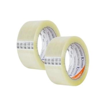 Imagem de 2 Rolos De Fita Adesiva Transparente 45mm X 100m - Koretech