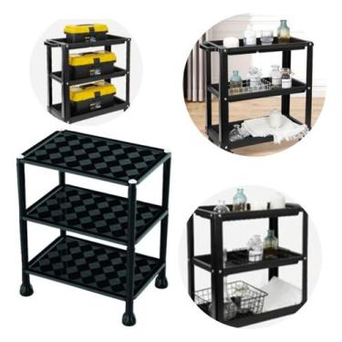 Imagem de Prateleira Organizadora Modular Multiuso com 3 andares - Compre Já Fác