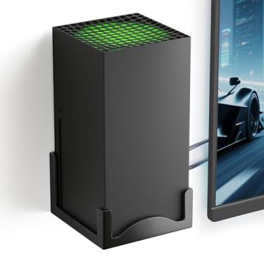 Imagem de Wall Mount for Xbox Series X – Heavy-Duty Metal Console Holder with Ventilated Base and Silicone Pads – Space-Saving Xbox X Wall Bracket for Better Cooling and Easy Installation