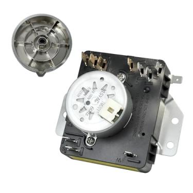 Imagem de W11566736 W11701755 Kit de temporizador e botão de secadora a gás para Whirlpool Maytag (115VAC 60Hz), substitui 4982474 AP7225135 OEM28900542 PS17629166 EAP17629166 FIX17629166 62916 6 162-427-1