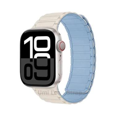 Imagem de Pulseira De Silicone Universal Para Apple Watch, Faixa Magnética Compa