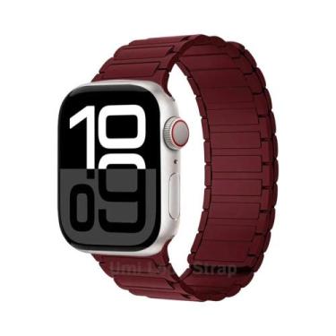 Imagem de Pulseira De Silicone Universal Para Apple Watch, Faixa Magnética Compa
