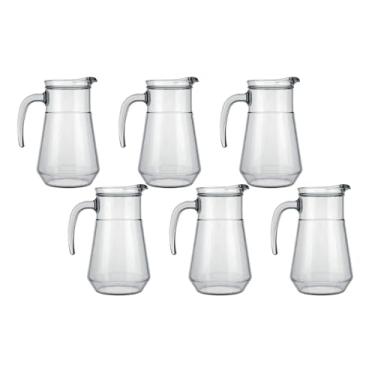 Imagem de Kit 6 Jarras de Mesa em Vidro Bar 780ml Sempre Nadir