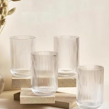 Imagem de Jogo de Copos Água Suco Canelado Versalhes Transparente 6 unidades 450ml