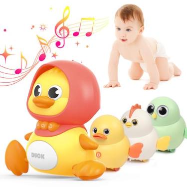 Imagem de Baby Music Duck Belly Time Crawling Walking Singing Toy - Meiweichuang