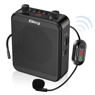 Imagem de Amplificador de voz Giecy 30W portátil com microfone sem fio