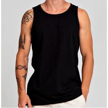 Imagem de Camiseta regata canelada ribana - goodstylelife, Preto, g