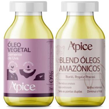 Imagem de Kit Apice Óleo Vegetal Semente de Uva 7ml Blend Óleos Amazônicos 7ml