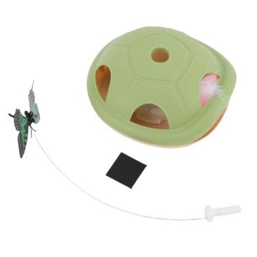 Imagem de Diydeg Brinquedos Interativos para Gatos, Brinquedo Interativo Giratório Elétrico Automático para Gatos, Brinquedo Interativo para Gatinhos Com Varinha Teaser para Casa