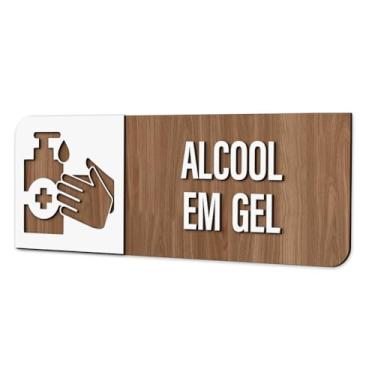 Imagem de Placa de Sinalização Indicativa - Álcool em Gel