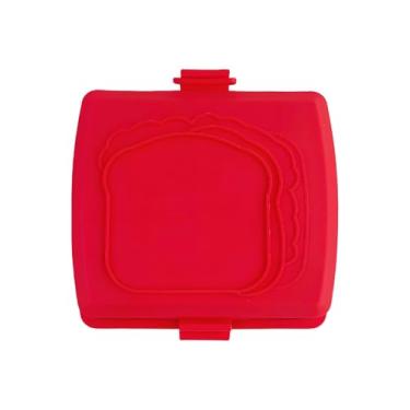Imagem de Torradeira para Microondas de Viagem - Fabricante de sanduíche compacto, sem vara - Grelhador para café da manhã rápido | Máquina de lavar louça segura para prensa de lanche | Ferramenta de cozinha