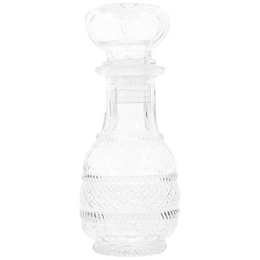 Imagem de Cabilock Garrafa de vinho de vidro transparente engrossada criativa elegante para uísque e suco para preparar e servir em casa