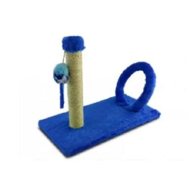 Imagem de Arranhador Cat Arco Retangular Azul 40x20cm - Pet injet