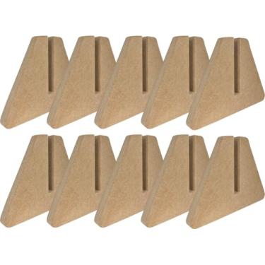 Imagem de Pés Para Biombo Divisória De Ambiente Em Mdf Cru 15mm De Abertura (10, Pés)