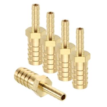 Imagem de HARFINGTON 3 peças 1/5.1 cm a 1/10.2 cm mangueira de latão encaixe de farpa splicer Mender para impressão 3D, compressor de ar, máquina CNC, matrizes