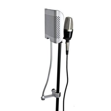 Imagem de Mini Painel Acústico,Vocal Booth c/Haste Gooseneck p/ Pedestal microfo