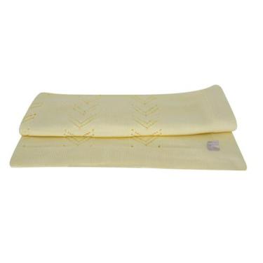 Imagem de Manta Infantil de Tricô Setta - Kowak, Amarelo