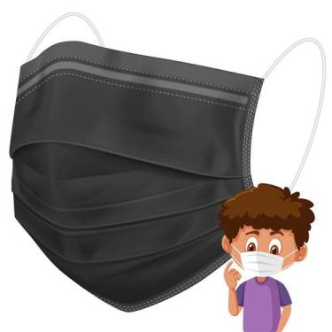 Imagem de Máscara Descartável Infantil Filtro Meltblown - 50 Un - Lorenzzo Lopez