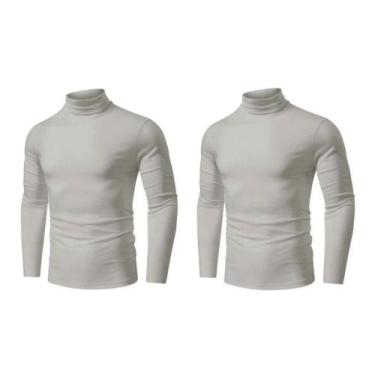 Imagem de Camisa segunda pele gola alta /kit com 2 unidades - Freitas Modas, Bra