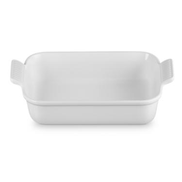 Imagem de TRAVESSA LE CREUSET HERITAGE RETANGULAR 26CM EM CERÂMICA BRANCO COTTON 71102264310001