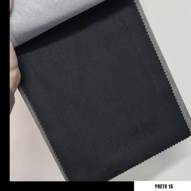 Imagem de Sofá Cama Casal 2 Lugares 180cm Tecido Suede - 4R Estofados, Preto 15